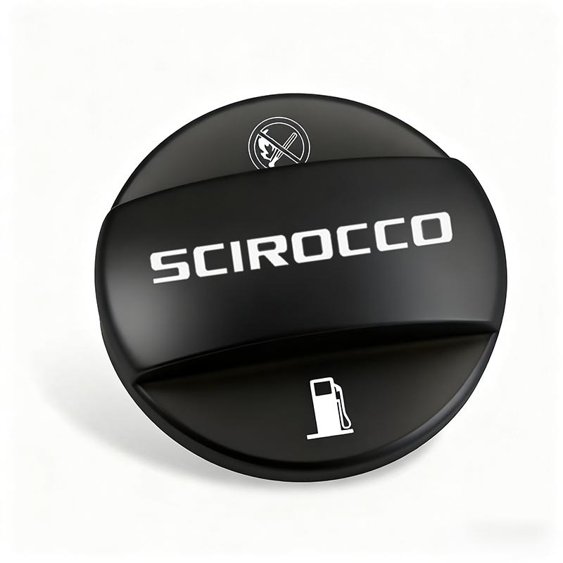 

2026 Hot For Volkswagen VW 1PC Car Oil Tank Protect Cover Refuel Fuel Tank Cap Exterior For Volkswagen SCIROCCO Logo Frosted Alu армия зеленый