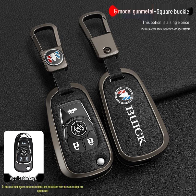 2022 Buick Enclave 652T Pokrowiec na kluczyk - Ochronne metalowe etui dla mężczyzn i kobiet