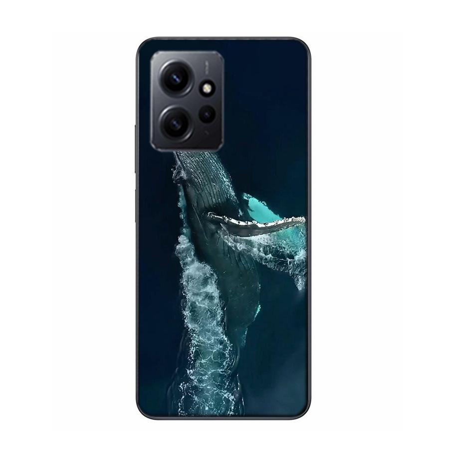 Whale Sea Giant Phone Case For Redmi 12 13C 12C 15C 9 10 10C Note 13 Pro Plus 14 15 Pro 9T 9C 9A TPU Soft Cover Clear Cell Cases