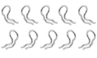 10 Pieces Bicycle Brake Caliper Spring Clips for Brake Pad