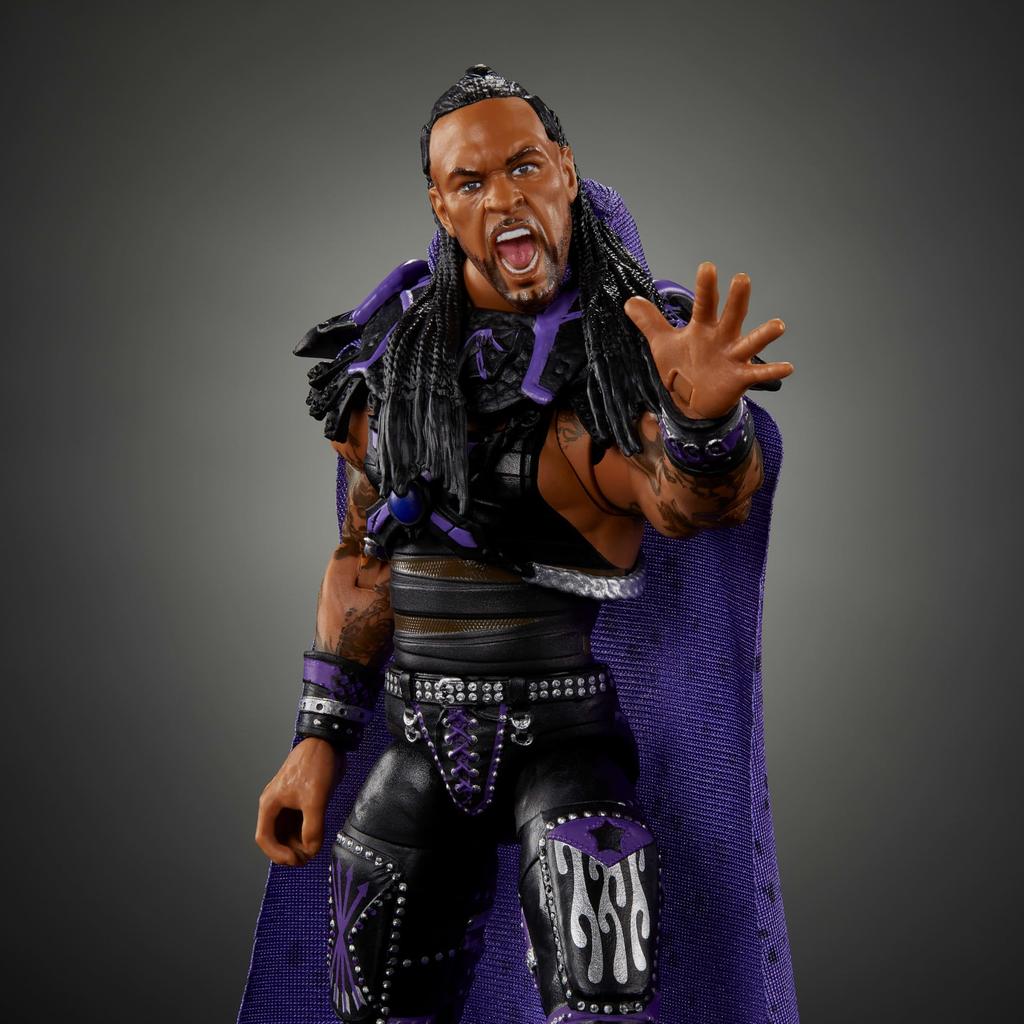 Mattel WWE Ultimate Edition Action Figure Accessories Damian Priest Collector Set with Interchangeable Head Hands and 30 Articulation Points & 6-inch