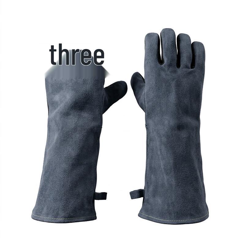 40cm Long Cowhide Welding Gloves