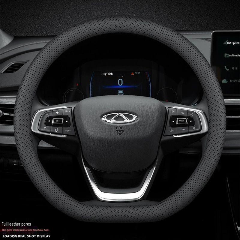 Leather Steering Wheel Cover for Chery Tiggo and Arrizo Models
