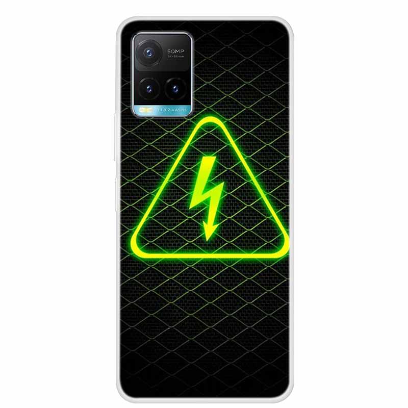 Christmas For Vivo Y21s Case TPU Soft Silicone Back Cover Case For Vivo Y21s V2110 Shockproof Coque VivoY21s Shell Cartoon Funda