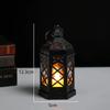 LED Mini Hexagonal Wind Light Simulation Electronic Candle Light Decorative Atmosphere Lamp Small Ornament for Home Party Decor