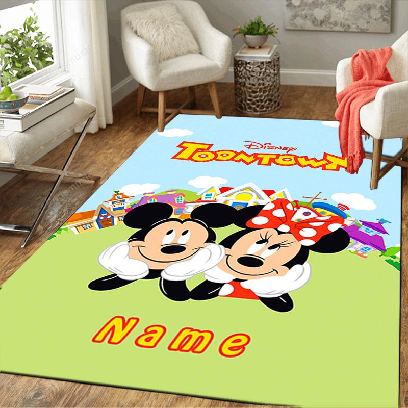 Custom 1Pc Mickey Friends Adventure Rug Office Carpet Indoor Outdoor Entrance Doormat Nonslip Soft And Comfortable Living Room D916136