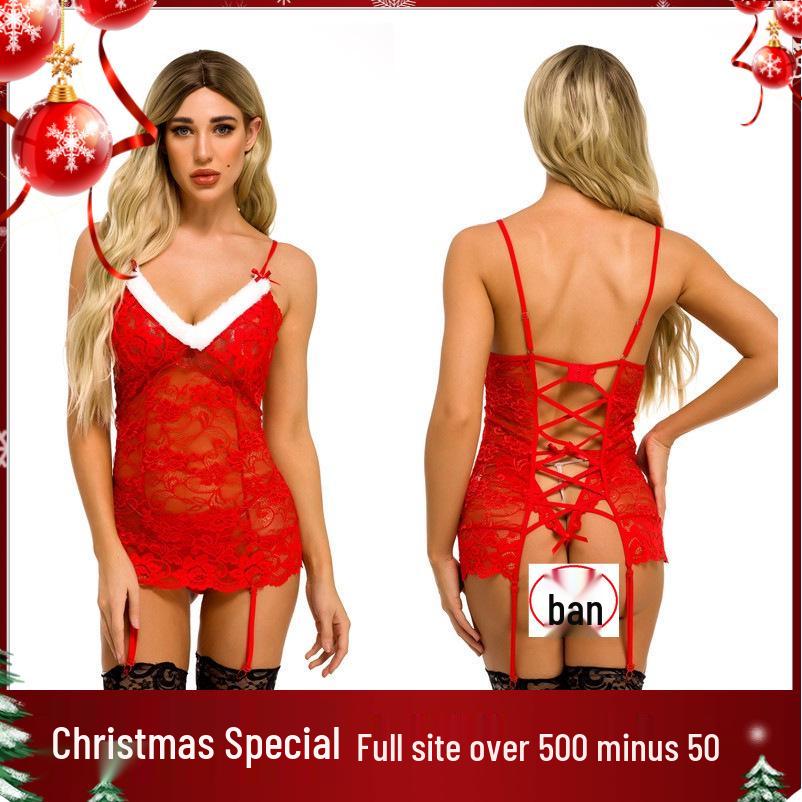 New European and American Sexy Christmas Costume Lingerie for Fun Cosplay