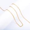 Classic Stainless Steel Link Cable O Chain Necklace for Women Men Choker on the Neck Collarbone Jewelry Accessories DIY Gift
