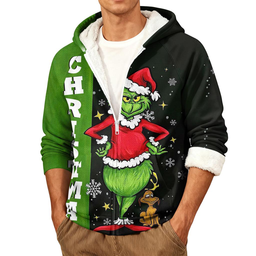 Men's Casual Warm Hooded Jacket