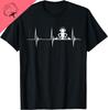 Music Producer Disc Jockey Heartbeat ECG Pulse DJ Mixing Console T-Shirt Mens Clothing Graphic T Shirts Camisas Streetwear
