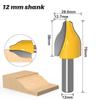 Fresa per Pannelli Rialzati Ogee Verticale con Perline Gambo 1/2 pollice 8 mm 12 mm Coltello per Porta Taglierina per Lavorazione del Legno Taglierina per Tenoni per Legno