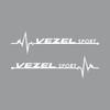 Car Styling Body Side Windows Decal Logo Sticker Decor Accessories For Honda Mugen Power Civic Accord Odyssey Jazz CRV Spirior RF6