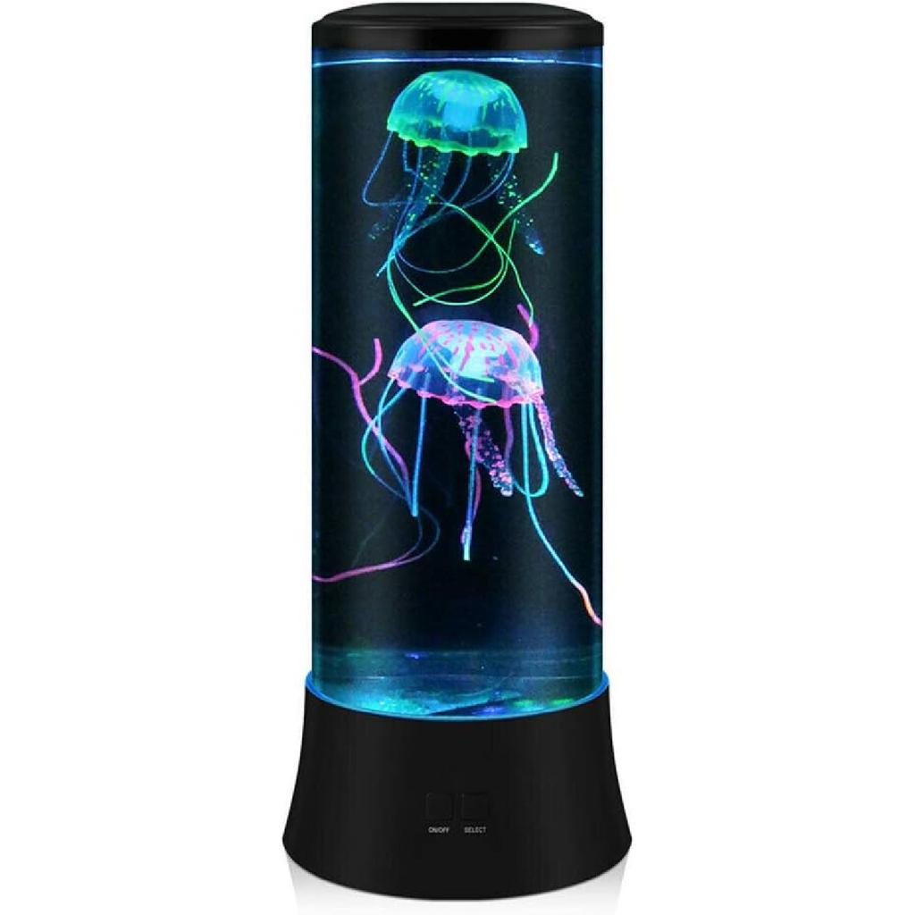 EDIER Jellyfish Lamp, LED Fantasy Jelly Fish Light, 7 Color Setting Jellyfish Tank Table Lamp Decorations for Home Office Decor Great Gifts for Kids