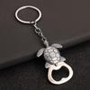 Frog Wolf Turtle Lion Bronze Color Metal Bottle Opener Keychain Mini Pocket Beer Opener Keyring