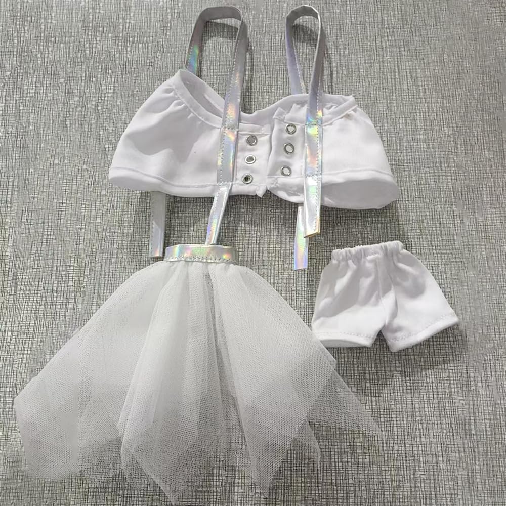 xinXbabe Doll Doll Doll Doll Clothes Skirt Doll Doll Clothes White Clothes, 80-100cm Skirt, Outfit, Set, 1/2 Clothes, Set,