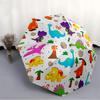 1pc Dinosaur Pattern Automatic Open/Close Umbrella, Compact Travel Umbrella, 8-Rib Sturdy Frame - Ideal Gift for Friends Yy251118006