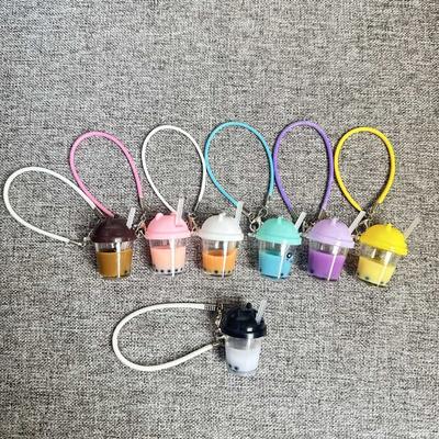 Food-themed Pendants Suitable for 17cm Dolls, DIY Plush Doll Accessories, Cute Cartoon Realistic Model Bubble Tea Cups.