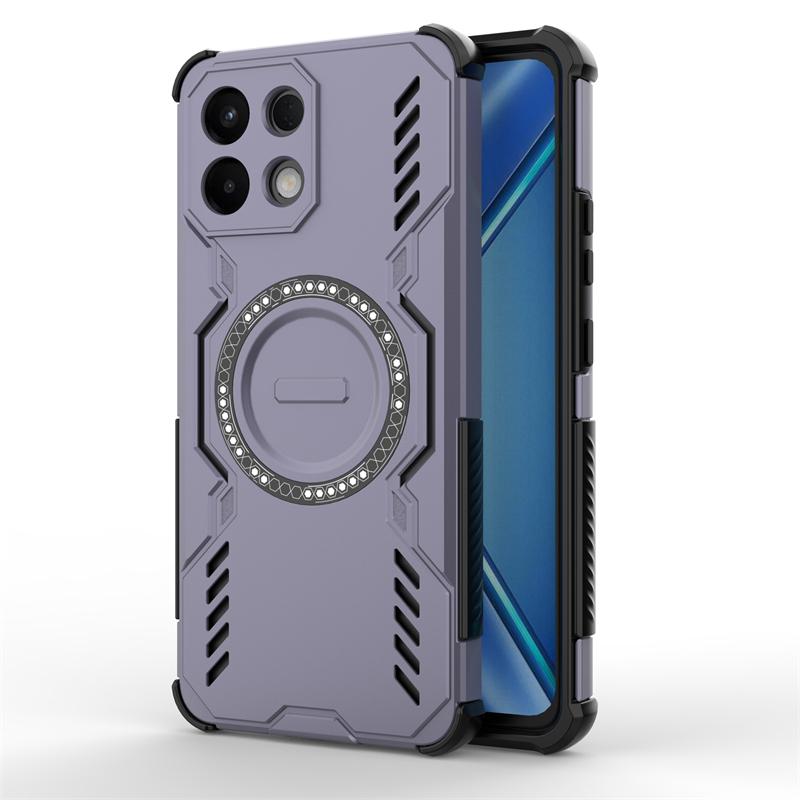 Shockproof Armor Case For Oppo K13 Magnetic Adsorption Wireless Charge Cover For Oppo K13x K12s Case For Oppo K13 Case 6.67 inch