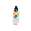 Anta Bastard Cushioning Slip Resistant Abrasion Resistant Breathable Low Top Chunky Sneakers Men's White Green Orange 112028085-4