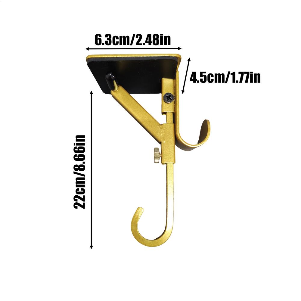 Держатели для носков на камин Регулируемые каминные крючки для рождественских носков Украшения Металлические крючки для праздничной вечеринки Спальни Общежития