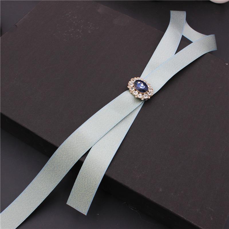 Trendy Long Ribbon Bow Tie Accessories: Casual and Stylish Strip Ornaments