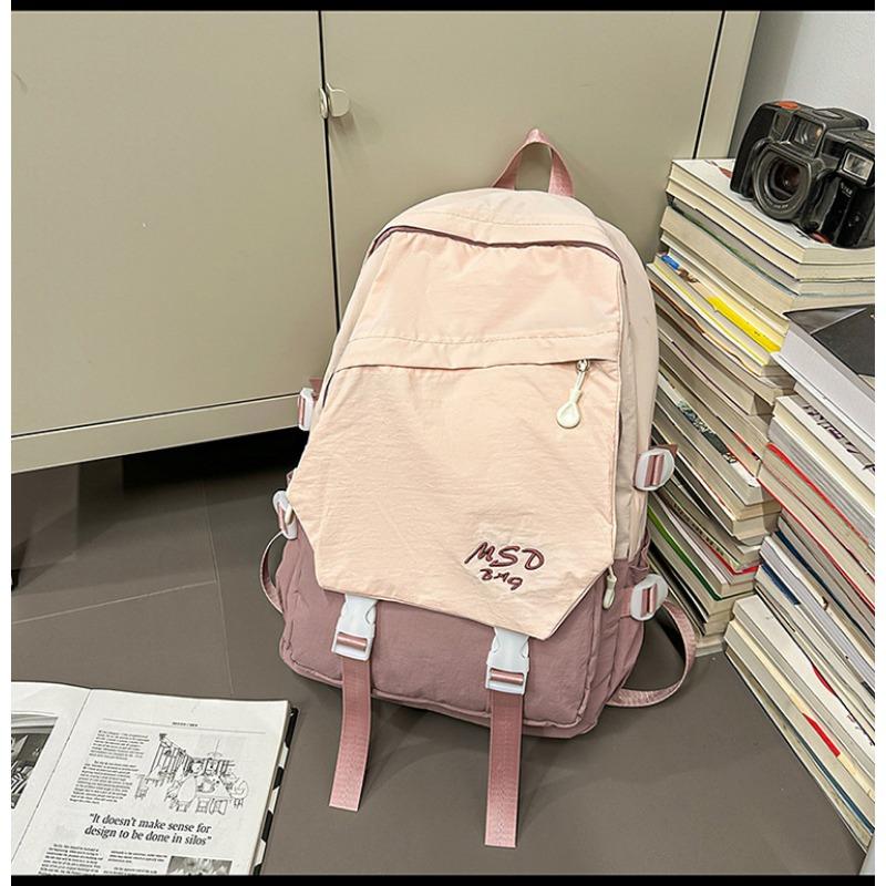 New Schoolbags  Large Capacity  Light Girls  Cute Multifunctional Anti Splashing Couple Backpacks.
