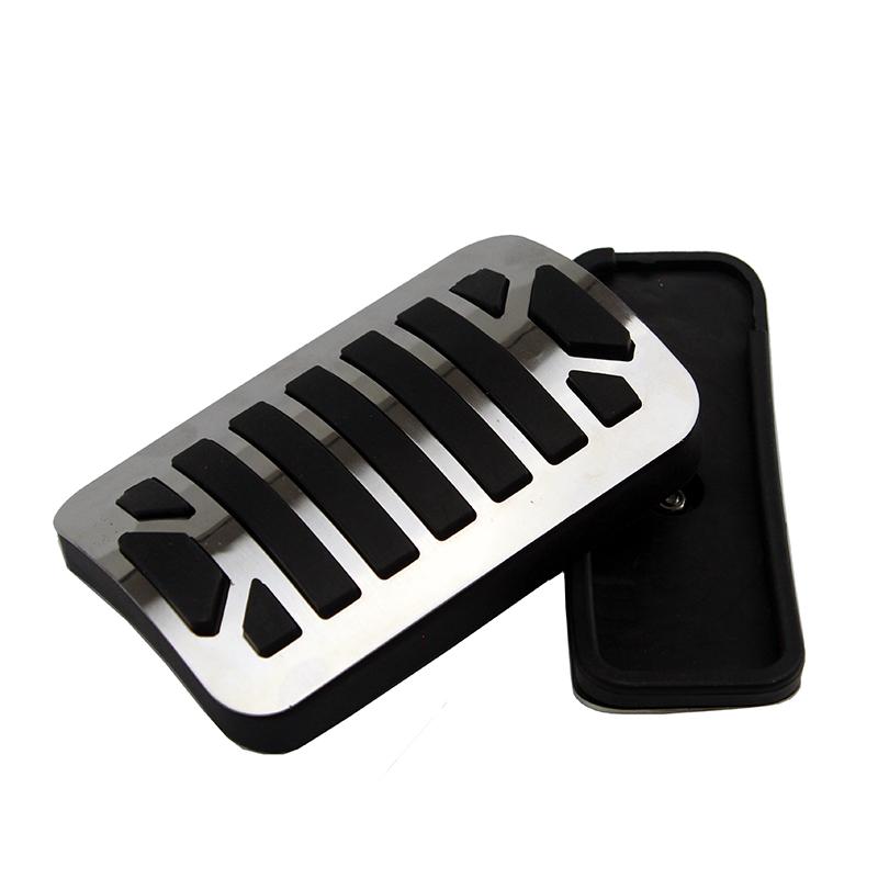 Car-styling Stainless Steel Brake Accelerator Pedal Pad Cover Case For JAGUAR XF XJ XJL X351  2009 2010 2011 2012 2013