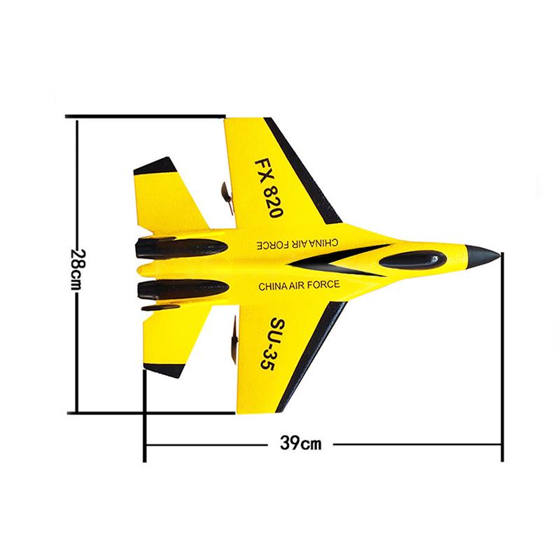 FX-820 2.4G 2CH SU-35 Glider Wingspan EPP RC Airplane RTF Plane UAV