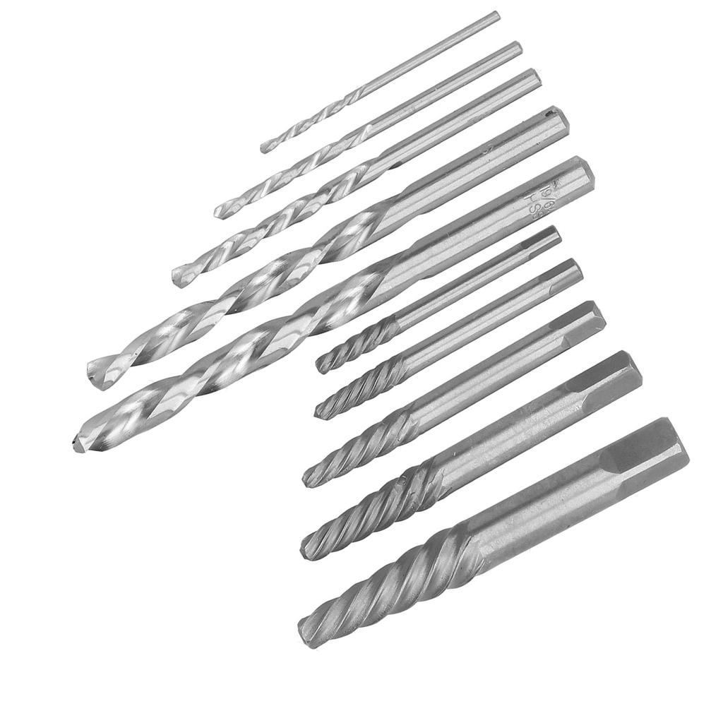 Skruvutdragare Borrsats Vänstergängad Kobolt Brittiskt System Bult Pinnbult Borttagare Röd Järnlåda