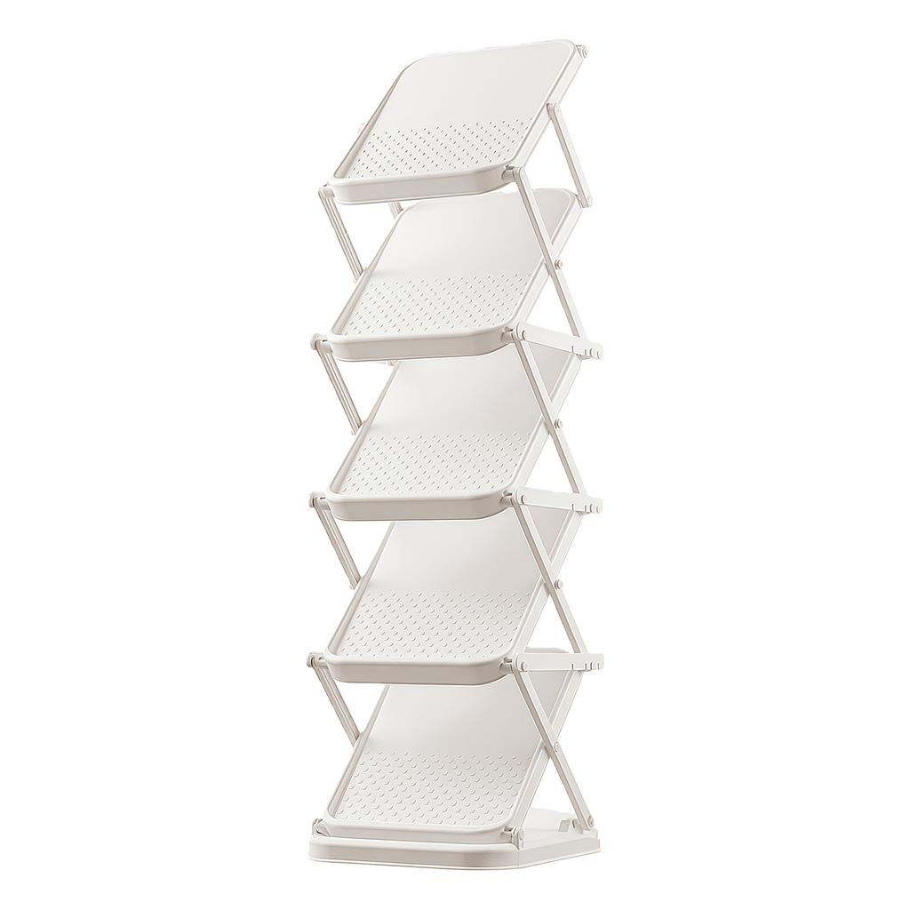 Stackable Shoe Organizers For Closet Or Hallway Foldable Structure Convenient To Carry And Store Maximizes Your Space