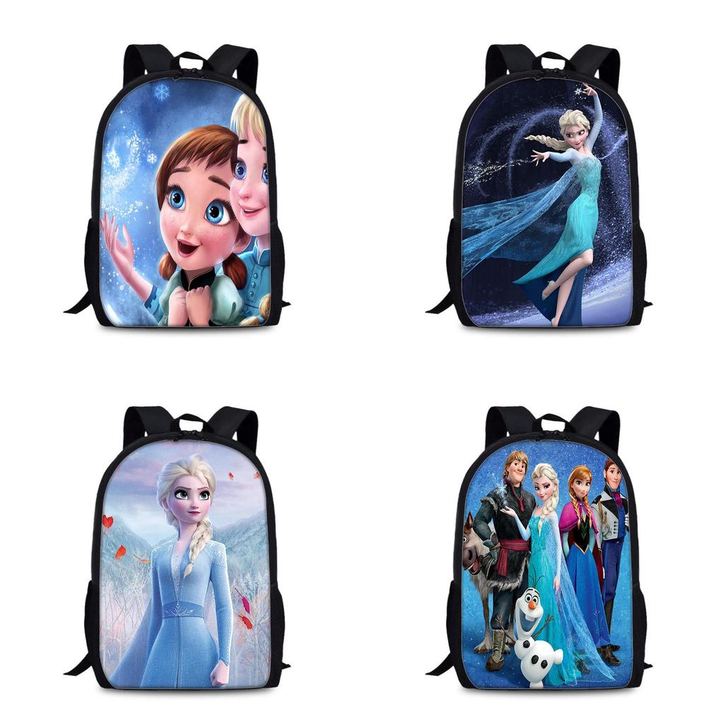Frozen Childrens Cartoon Backpack With Lightweight Nylon Material For School And Daily Use