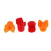 4Pcs Heavy-Duty V-Shaped Clamp 19/20Mm Hole Diameter Portable Fixing Pins Multifunctional Plastic Fixing Clamp