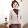 2025 Stylish Winter Top for Middle-Aged & Elderly Women - Fake Two-Piece, Velvet-Lined, Thickened Sweater