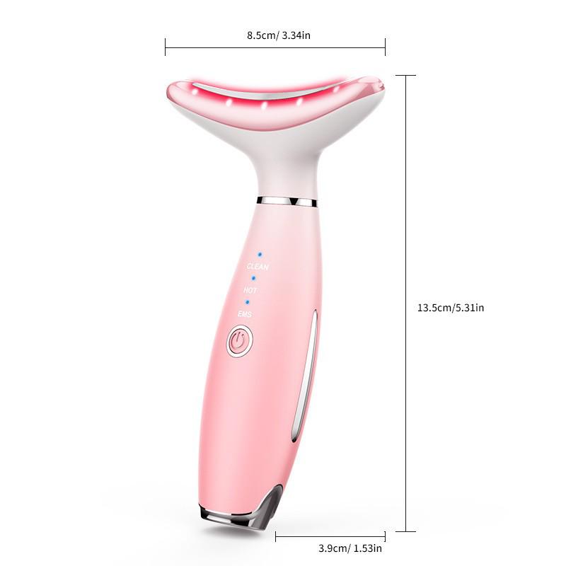 Neck Care Microcurrent Massager: Smooth Wrinkles & Lift Skin