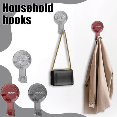 Detachable Vacuum Suction Cup Hook, Kitchen Bathroom Shower Wall Window Glass Heavy Duty Vacuuming Shower Hook