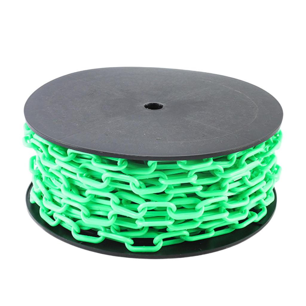 Plastic Chain Links Lightweight Prop Chain High Visibility Safety Barrier Chain