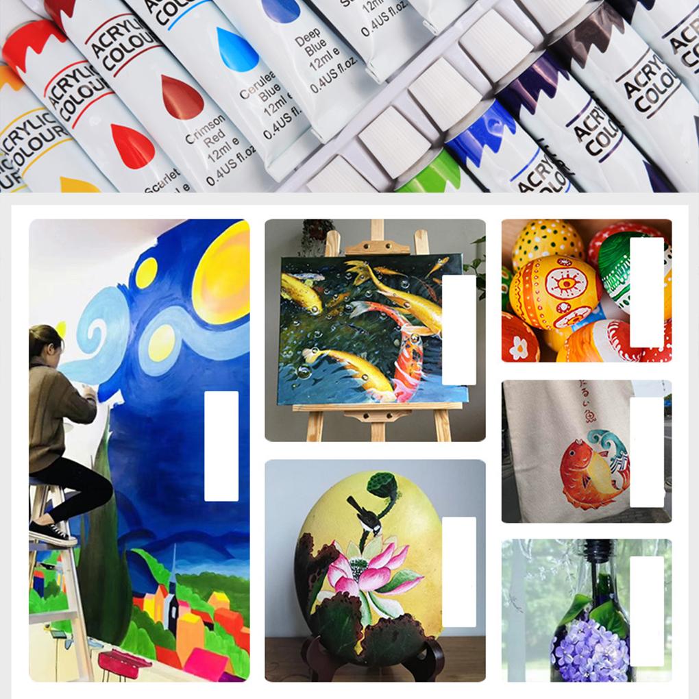 Wide Application With Vibrant Colors Acrylic Paint Art Set 24 Acrylic Paint Art Set Acrylic Paints