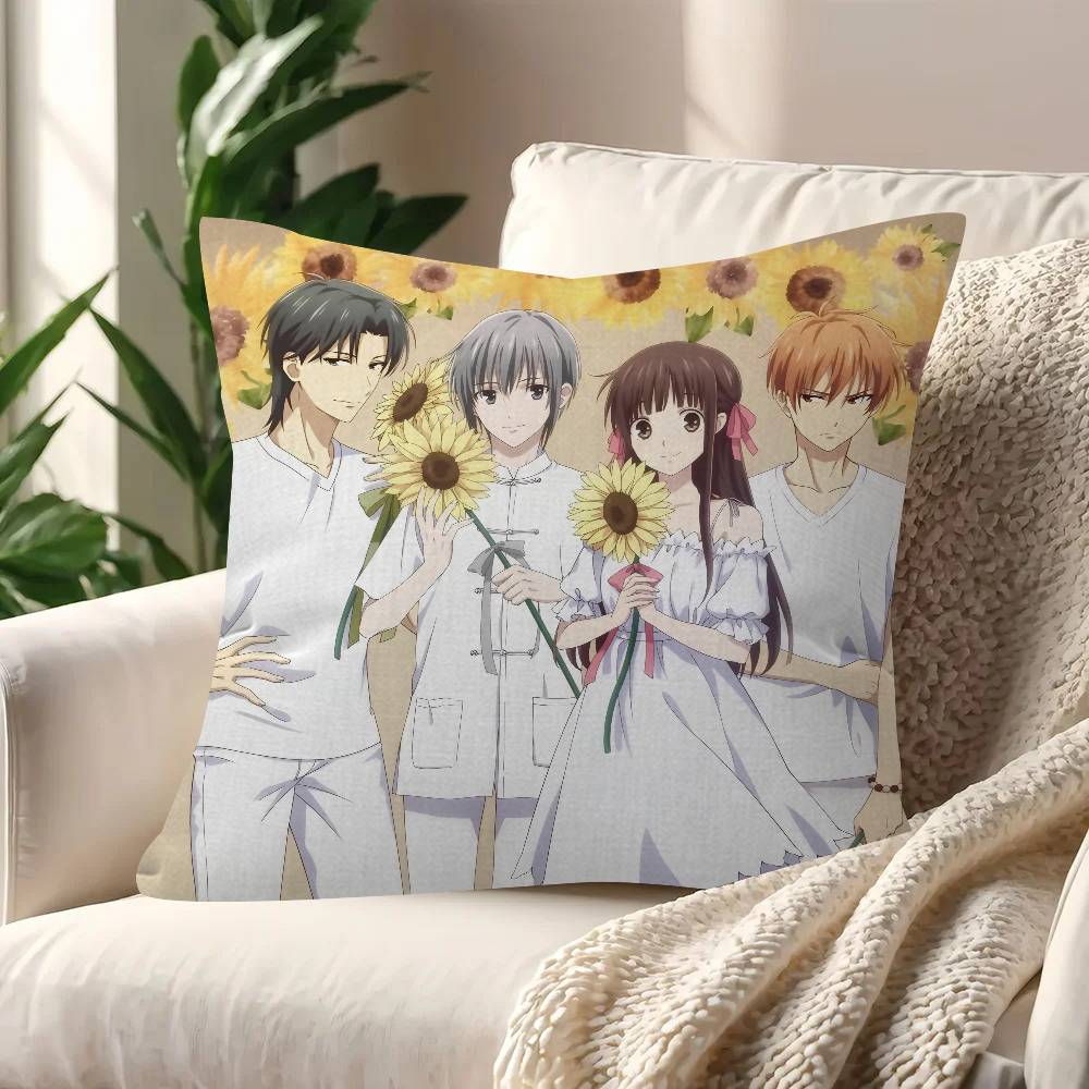 Anime F-Fruits B-Basket Pillow Anime Pillow Sofa Bed Head Pillow Cover Cushion Cover Fashion