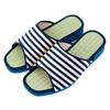 Takeharu Tatami Made in Size Indoor Tatami Igusa Striped Men's Slippers, Japan, 3L, Large, Sandals, Mat, Grass, (600)