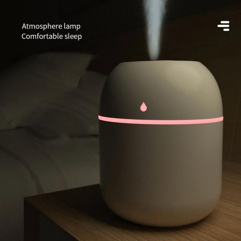 Portable 220ml H2o Mini Cup Spray Mist Humidifier Double Wet Aroma Essential Oil Diffuser Car Usb Air Humidifier