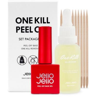 Jello Jello Peel-Off Base Gel 10ml & Kill Remover 30ml