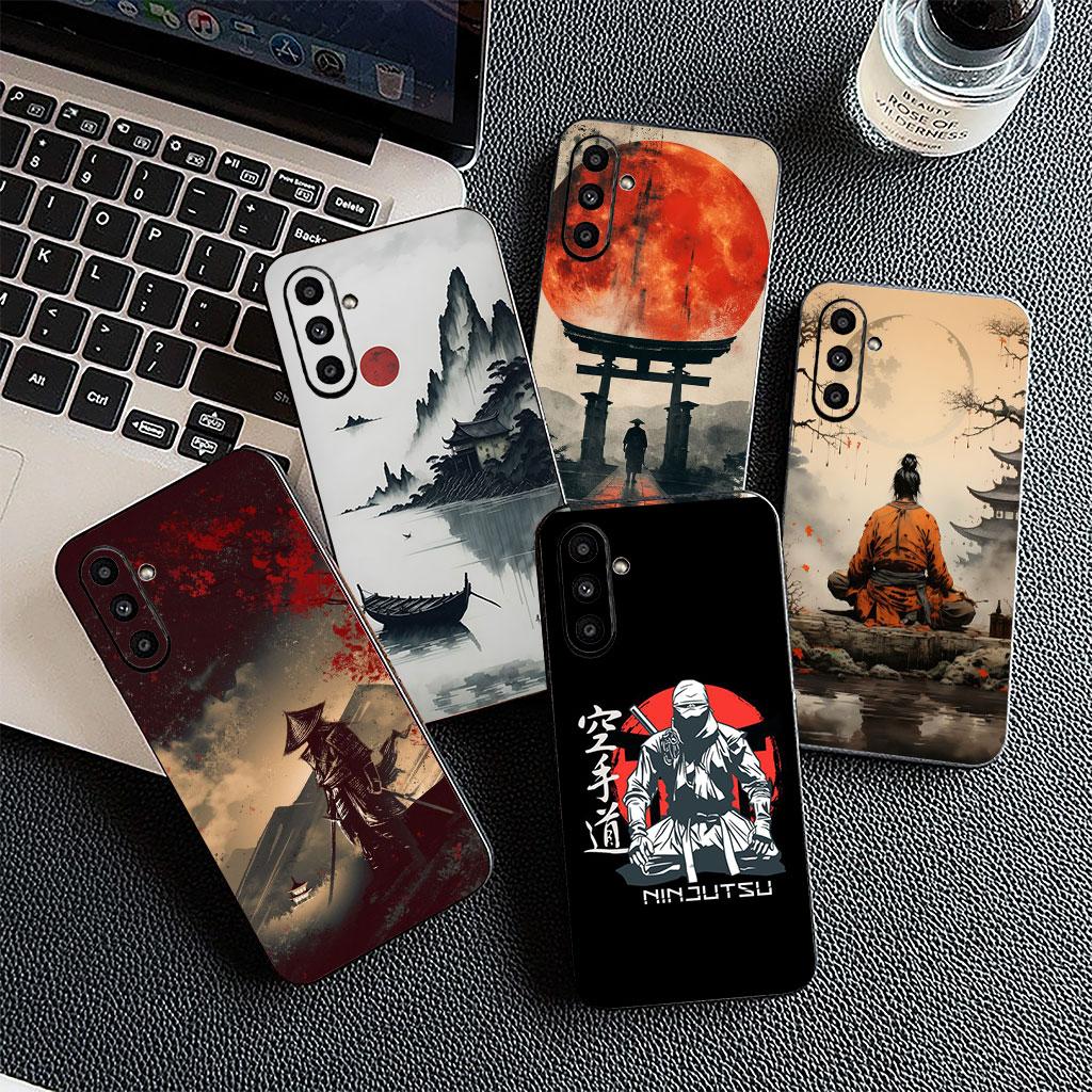 Cover for Motorola Moto G86 G14 G35 G34 G45 G55 G64 G75 G85 G24 G15 G54 G57 Power Case Bushido Japan The Samurai Ninja Chinese