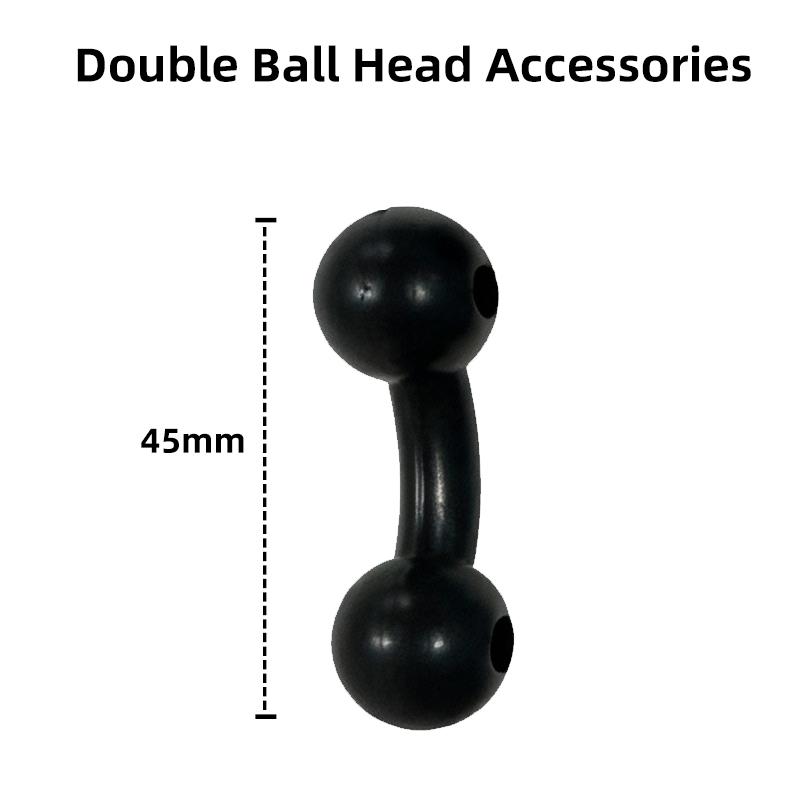 Car Phone Holder New Extension Rod Air Outlet Display Adapter Extension Arm Modification Accessories 17mm Universal Ball Head