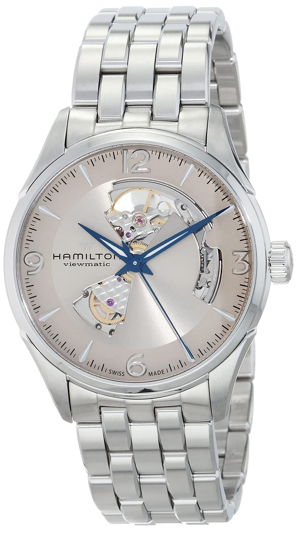 

[Hamilton] Годинник HAMILTON Оригінальна гарантія Jazzmaster Open Heart Механічний автоматичний завод H32705121 Чоловічий [звичайний імпортований продукт]