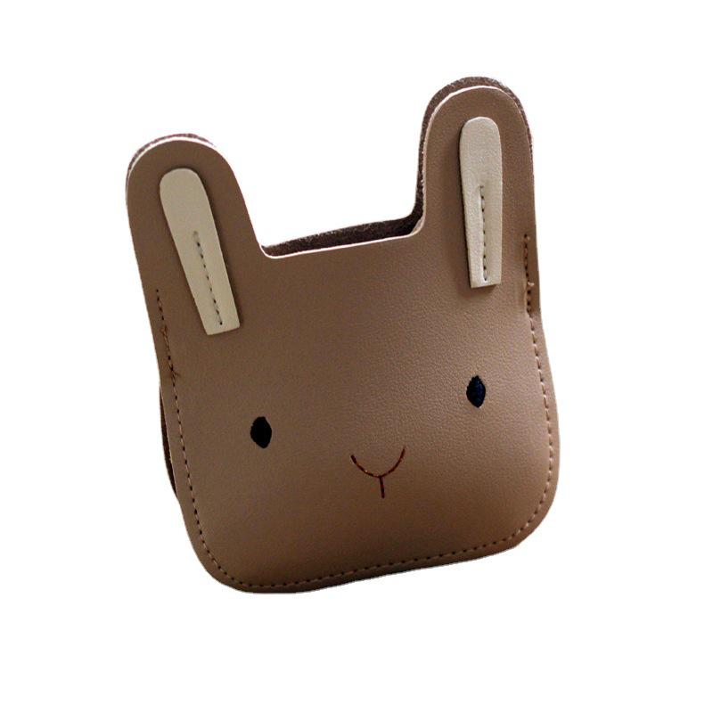 Korean-Style Cartoon Animal PU Crossbody Bag - Cute, Versatile Children's Travel Shoulder Bag