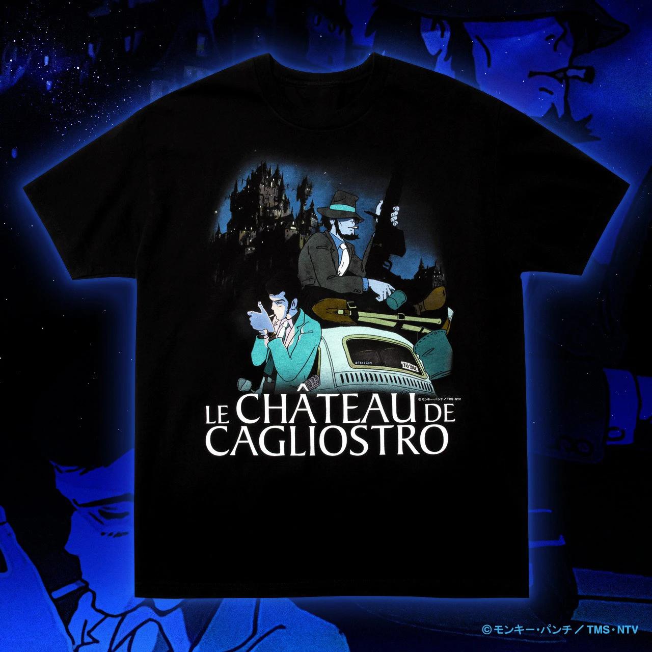 

Японское Классическое Аниме Lupin III Футболки Оверсайз Свободные Мужские С Коротким Рукавом Повседневный Высококачественный Хлопок Топ Летняя Мужская Одежда 4XL