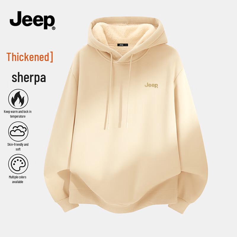 JEEP Men s Winter Fleece-Lined Hooded Sweatshirt 3XL