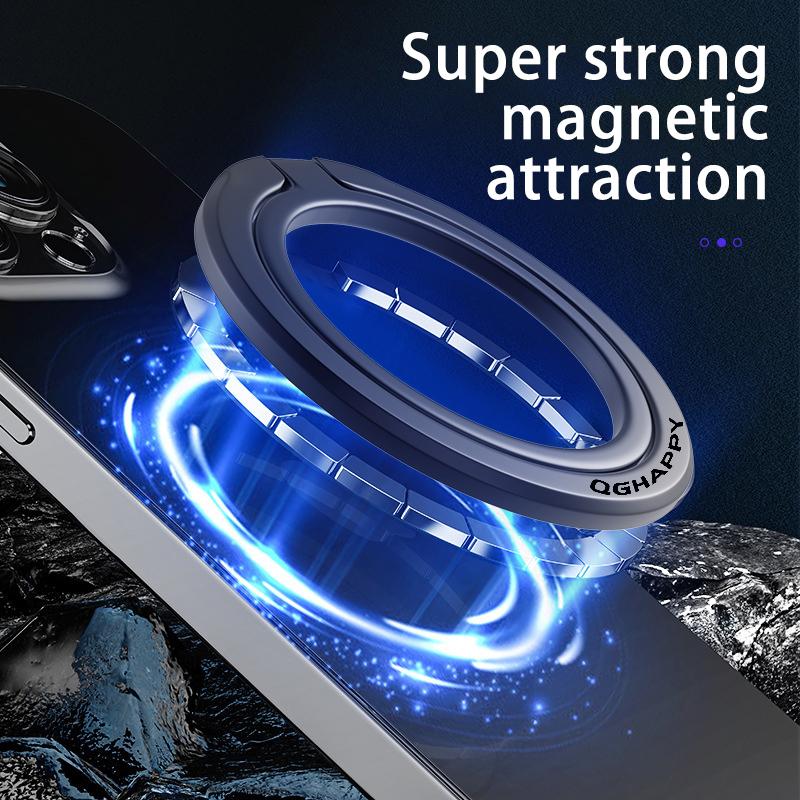 Mobile Phone Magnetic Holder for Magsafe 360 Degree Rotation Stand Universal Folding Bracket for iPhone 16 15 14 Pro/Max Samsung