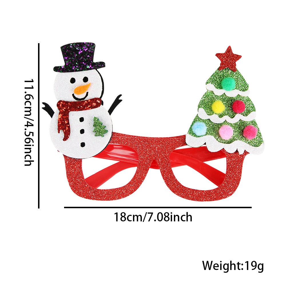 Ochelari Crăciun cu Coarne - Rame de Petrecere Desen Animat Amuzante pentru Copii și Adulți