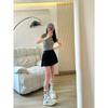 Al Light O Thin Quick-drying Slim-fitting Small Short-sleeved Nude Simple High-waisted White Round Casual Collar T-shirt Women